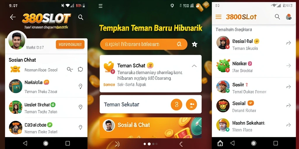 Antarmuka aplikasi 380SLOT yang menarik dan ramah pengguna.