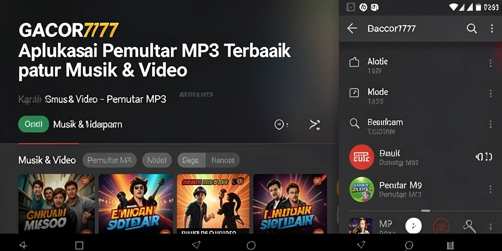 Tampilan antarmuka GACOR777 dengan fitur Pemutar MP3 yang menarik.