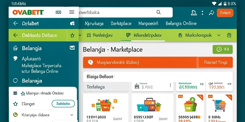 Antarmuka OVABET yang ramah pengguna untuk pengalaman belanja yang lancar.
