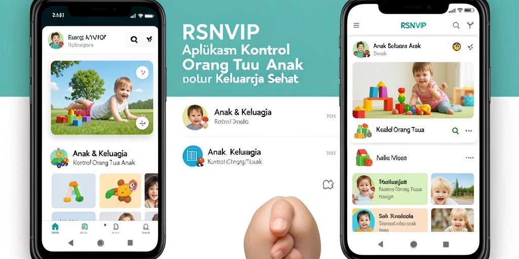 Tampilan antarmuka aplikasi Kontrol Orang Tua Anak yang sederhana dan jelas.